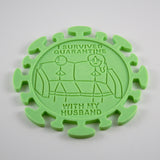 Coronavirus COVID-19 Quarantine Coaster